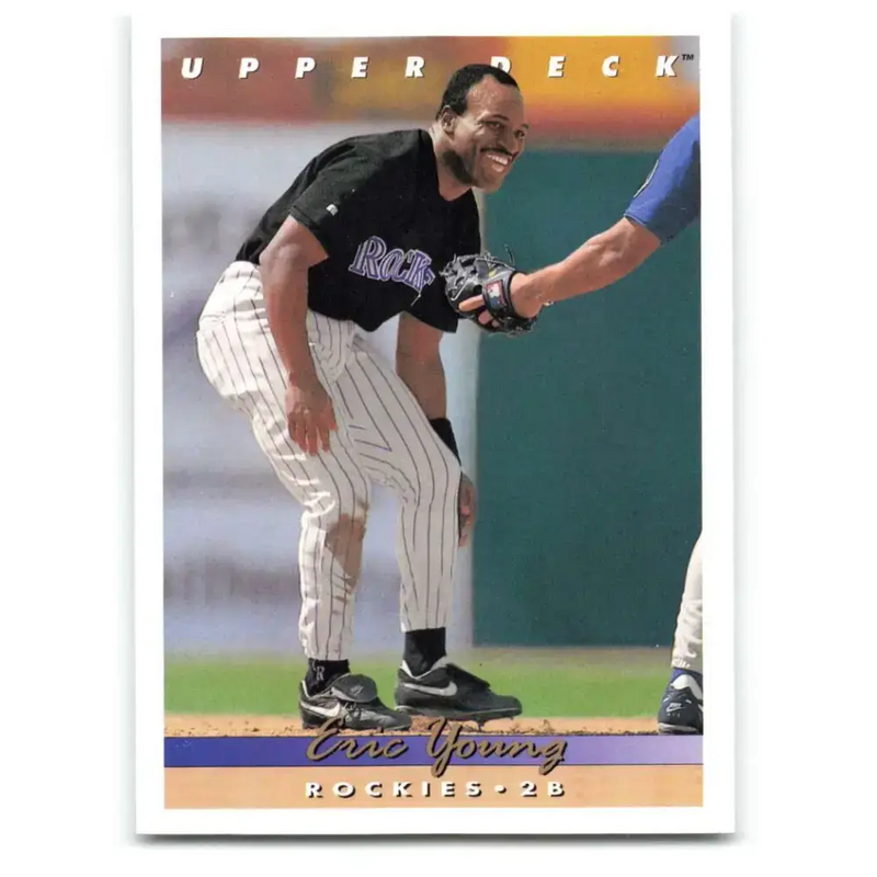 1993 Upper Deck #521 Eric Young VG Colorado Rockies Baseball Card - Baseball Card Single