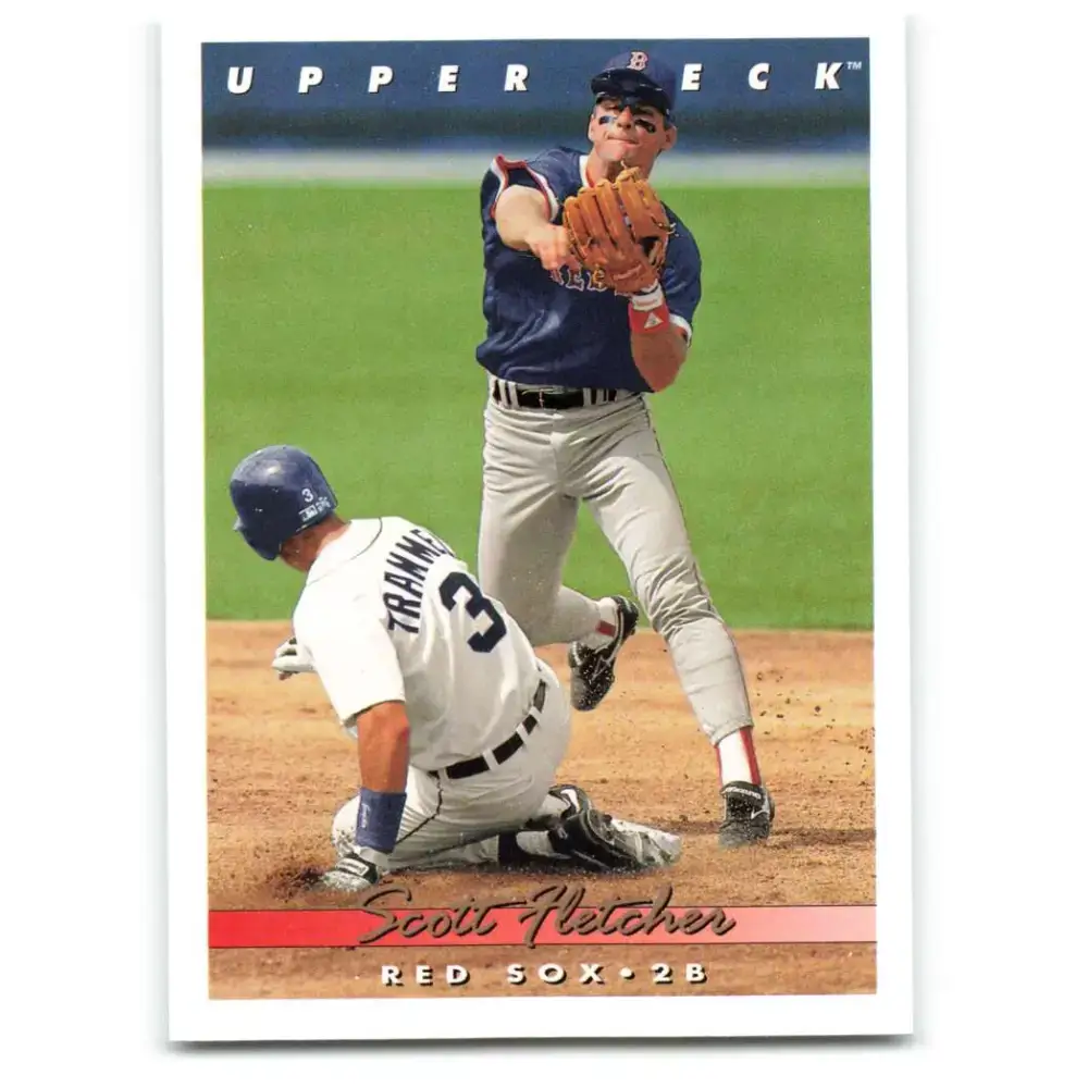 1993 Upper Deck #523 Scott Fletcher VG Boston Red Sox Baseball Card - Baseball Card Single