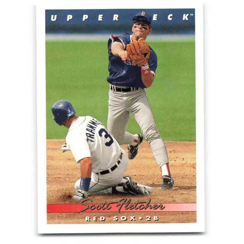 1993 Upper Deck #523 Scott Fletcher VG Boston Red Sox Baseball Card - Baseball Card Single