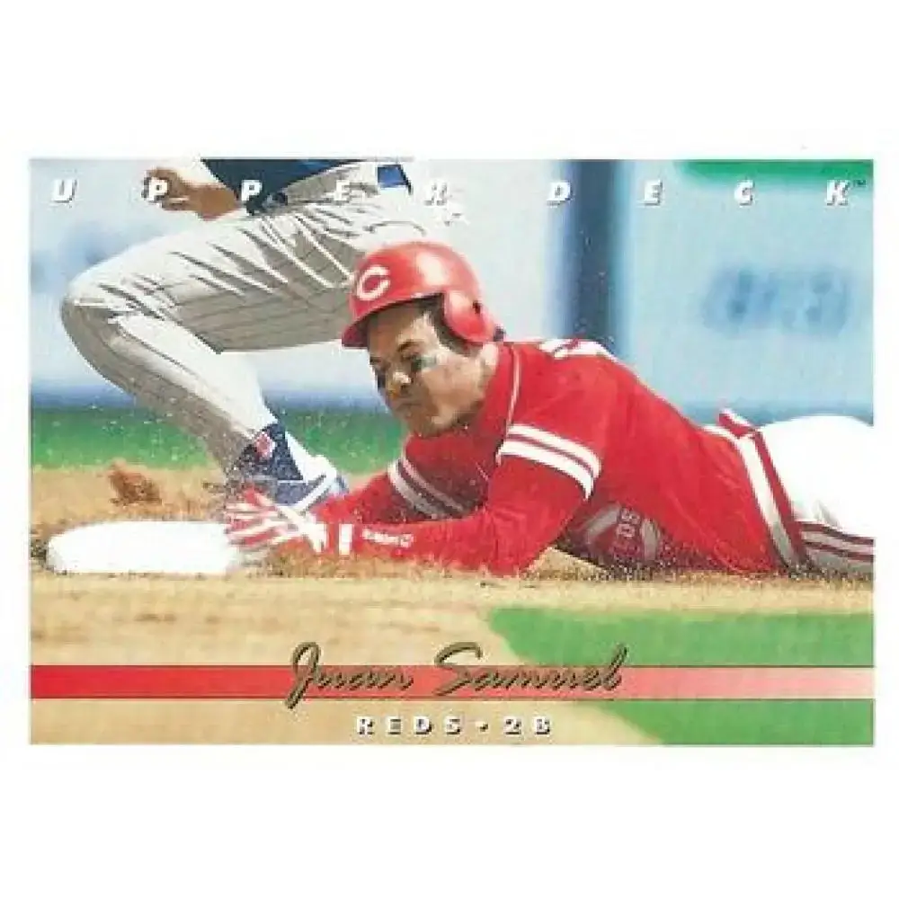 1993 Upper Deck #527 Juan Samuel VG Cincinnati Reds Baseball Card - Baseball Card Single