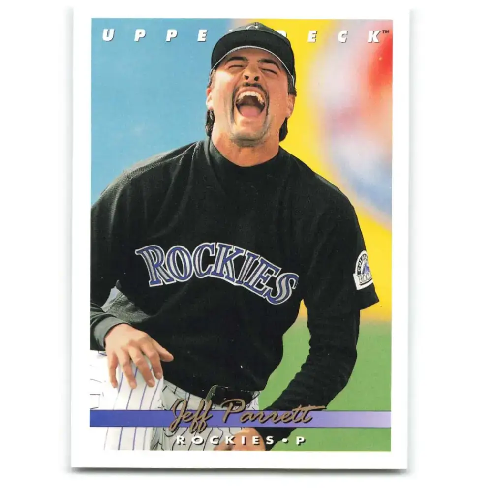 1993 Upper Deck #529 Jeff Parrett VG Colorado Rockies Baseball Card - Baseball Card Single