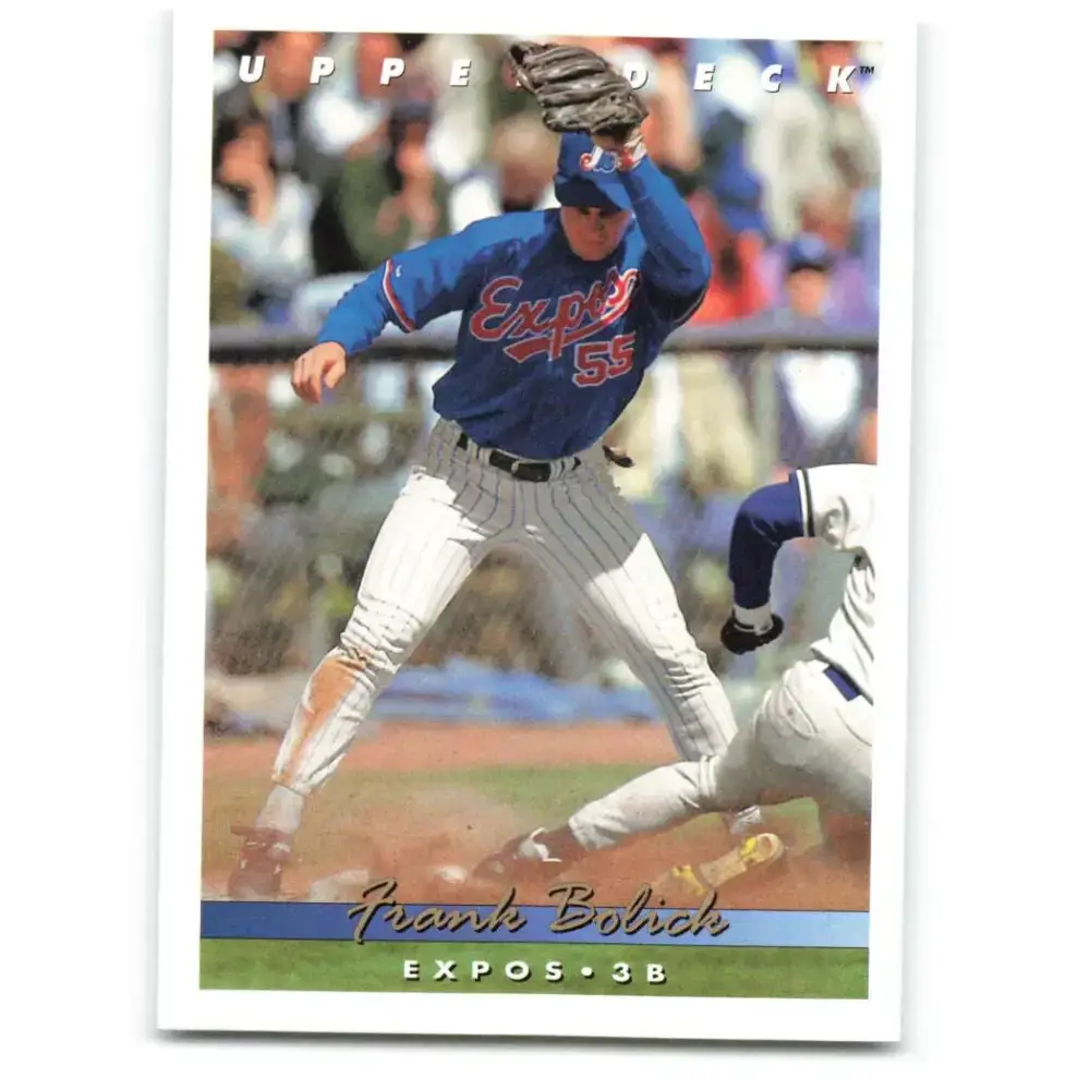 1993 Upper Deck #531 Frank Bolick VG Montreal Expos Baseball Card - Baseball Card Single