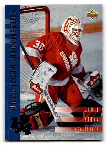 1993 Upper Deck #538 Jamie Storr ID:46803 - Hockey Card Single