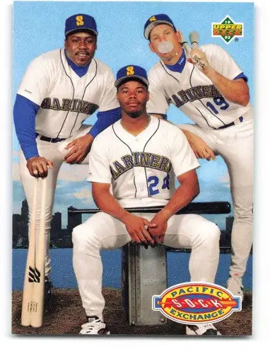 1993 Upper Deck #55 Ken Griffey Jr./Jay Buhner/Mitchell NM-MT Mariners ID:82350 - Baseball Card Single