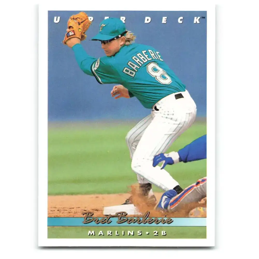 1993 Upper Deck #552 Bret Barberie VG Florida Marlins Baseball Card - Baseball Card Single