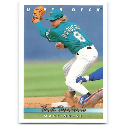 1993 Upper Deck #552 Bret Barberie VG Florida Marlins Baseball Card - Baseball Card Single
