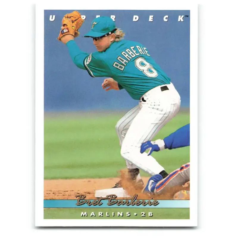 1993 Upper Deck #552 Bret Barberie VG Florida Marlins Baseball Card - Baseball Card Single