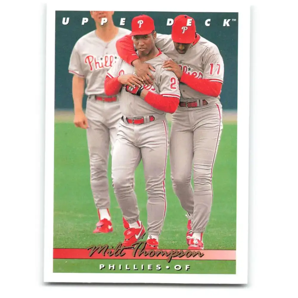 1993 Upper Deck #558 Milt Thompson VG Philadelphia Phillies Baseball Card - Baseball Card Single