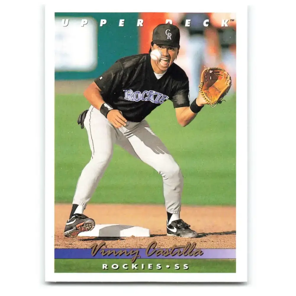 1993 Upper Deck #560 Vinny Castilla VG Colorado Rockies Baseball Card - Baseball Card Single
