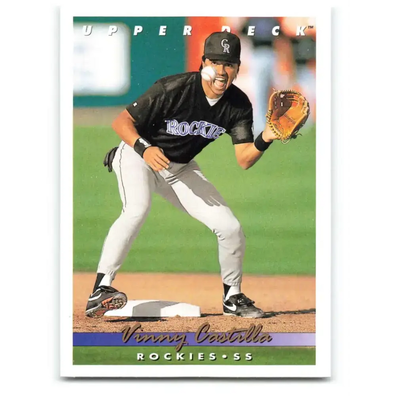 1993 Upper Deck #560 Vinny Castilla VG Colorado Rockies Baseball Card - Baseball Card Single