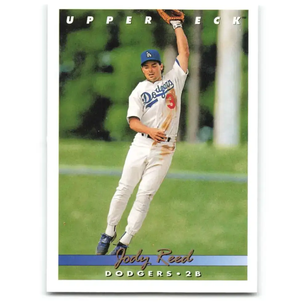 1993 Upper Deck #568 Jody Reed VG Los Angeles Dodgers Baseball Card - Baseball Card Single
