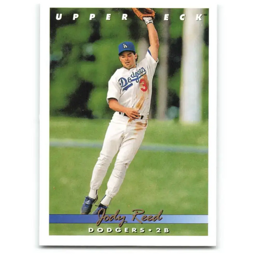 1993 Upper Deck #568 Jody Reed VG Los Angeles Dodgers Baseball Card - Baseball Card Single