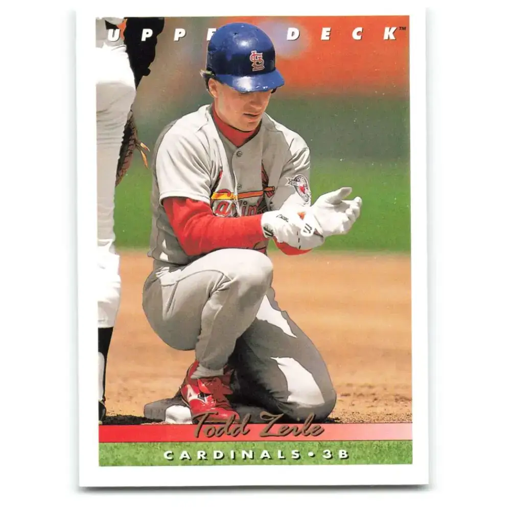 1993 Upper Deck #569 Todd Zeile VG St. Louis Cardinals Baseball Card - Baseball Card Single
