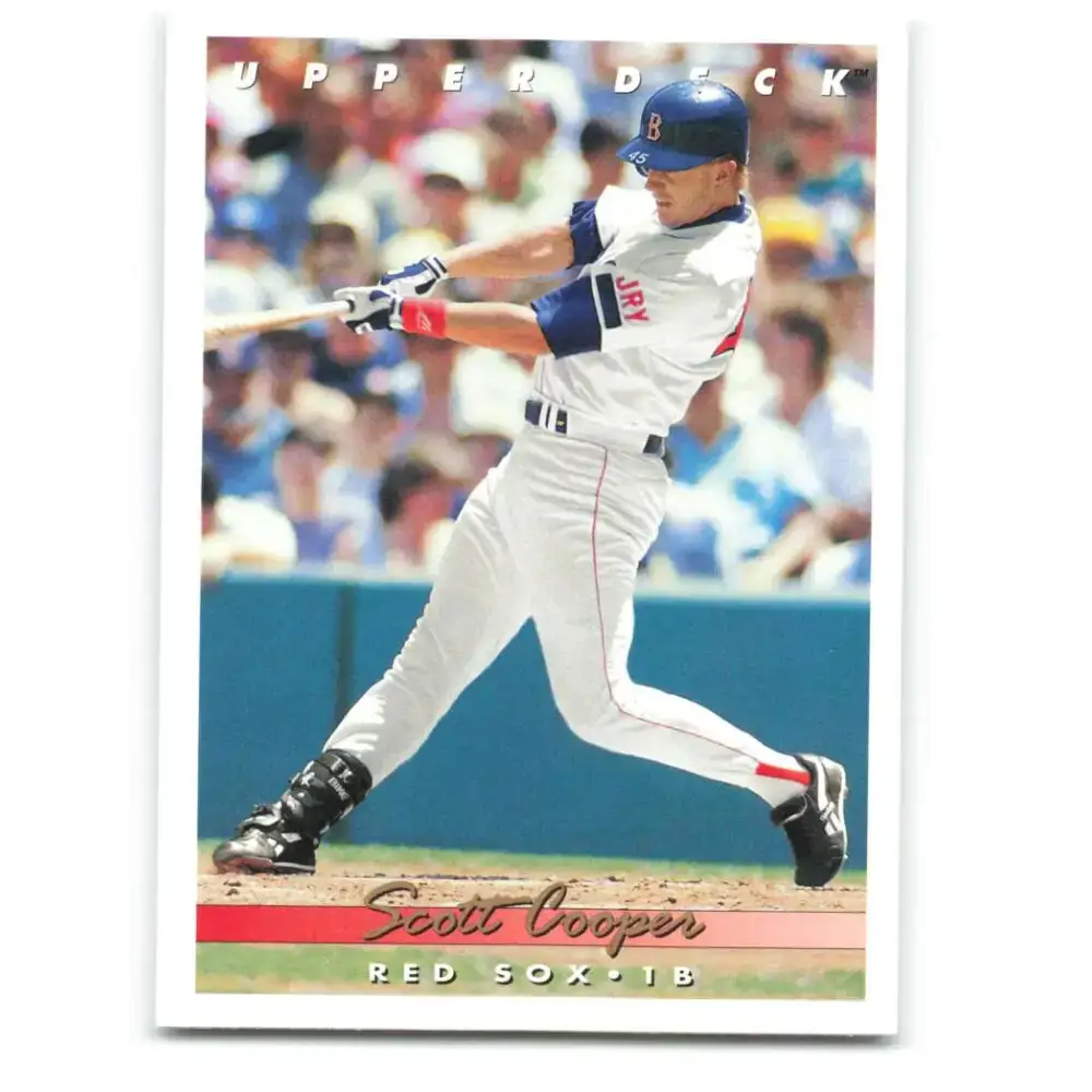 1993 Upper Deck #57 Scott Cooper VG Boston Red Sox Baseball Card - Baseball Card Single