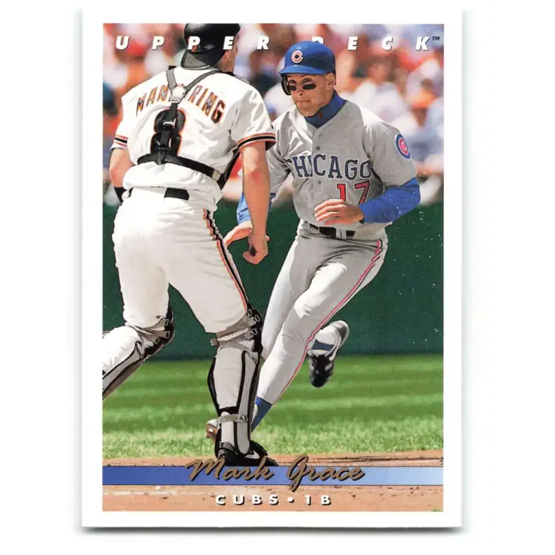 1993 Upper Deck #573 Mark Grace VG Chicago Cubs Baseball Card - Baseball Card Single