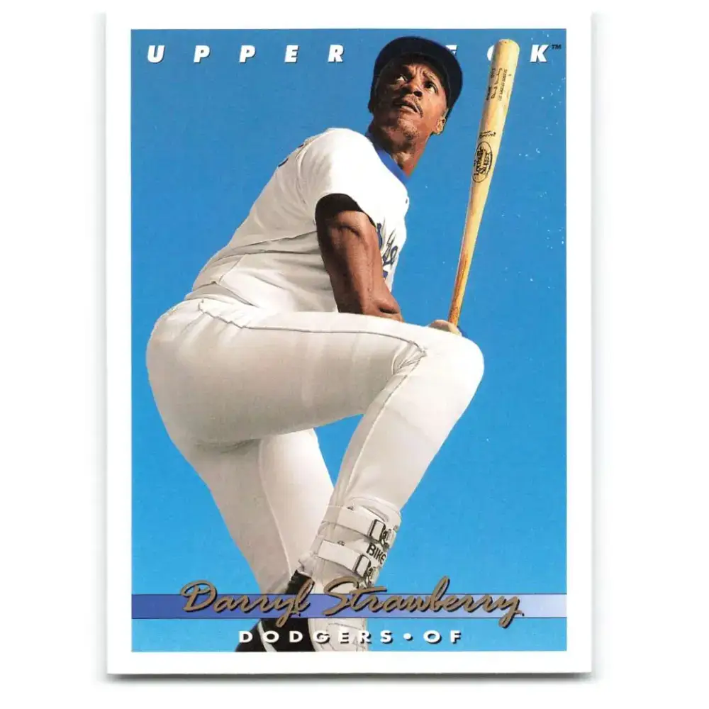 1993 Upper Deck #575 Darryl Strawberry VG Los Angeles Dodgers Baseball Card - Baseball Card Single