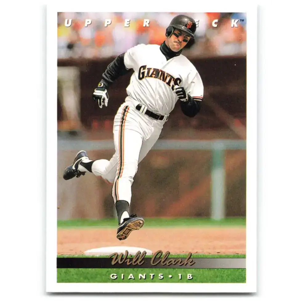1993 Upper Deck #576 Will Clark VG San Francisco Giants Baseball Card - Baseball Card Single