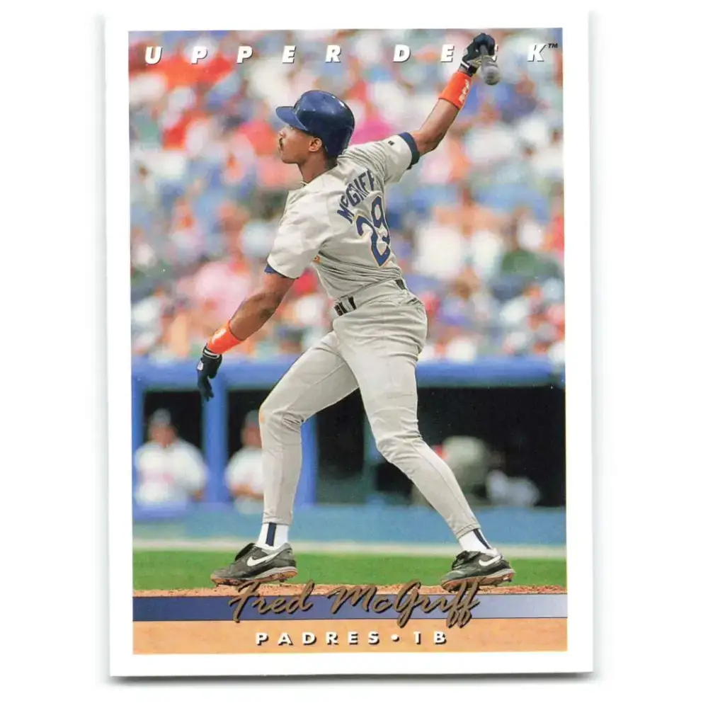 1993 Upper Deck #577 Fred McGriff VG San Diego Padres Baseball Card - Baseball Card Single