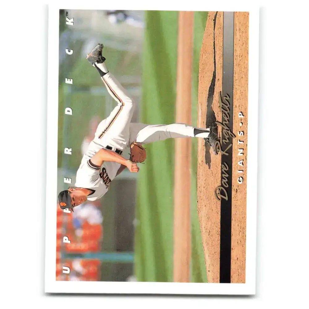 1993 Upper Deck #579 Dave Righetti VG San Francisco Giants Baseball Card - Baseball Card Single