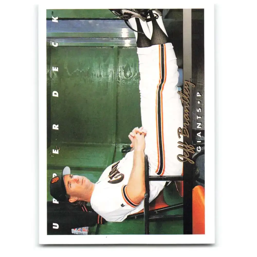 1993 Upper Deck #581 Jeff Brantley VG San Francisco Giants Baseball Card - Baseball Card Single