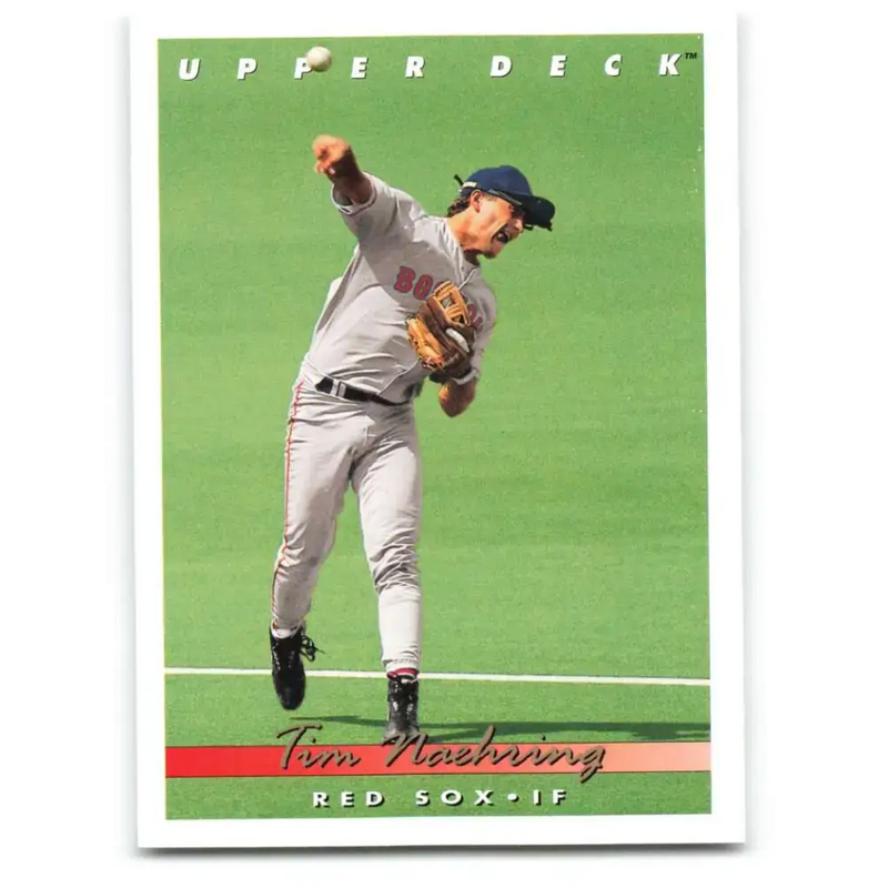 1993 Upper Deck #583 Tim Naehring VG Boston Red Sox Baseball Card - Baseball Card Single