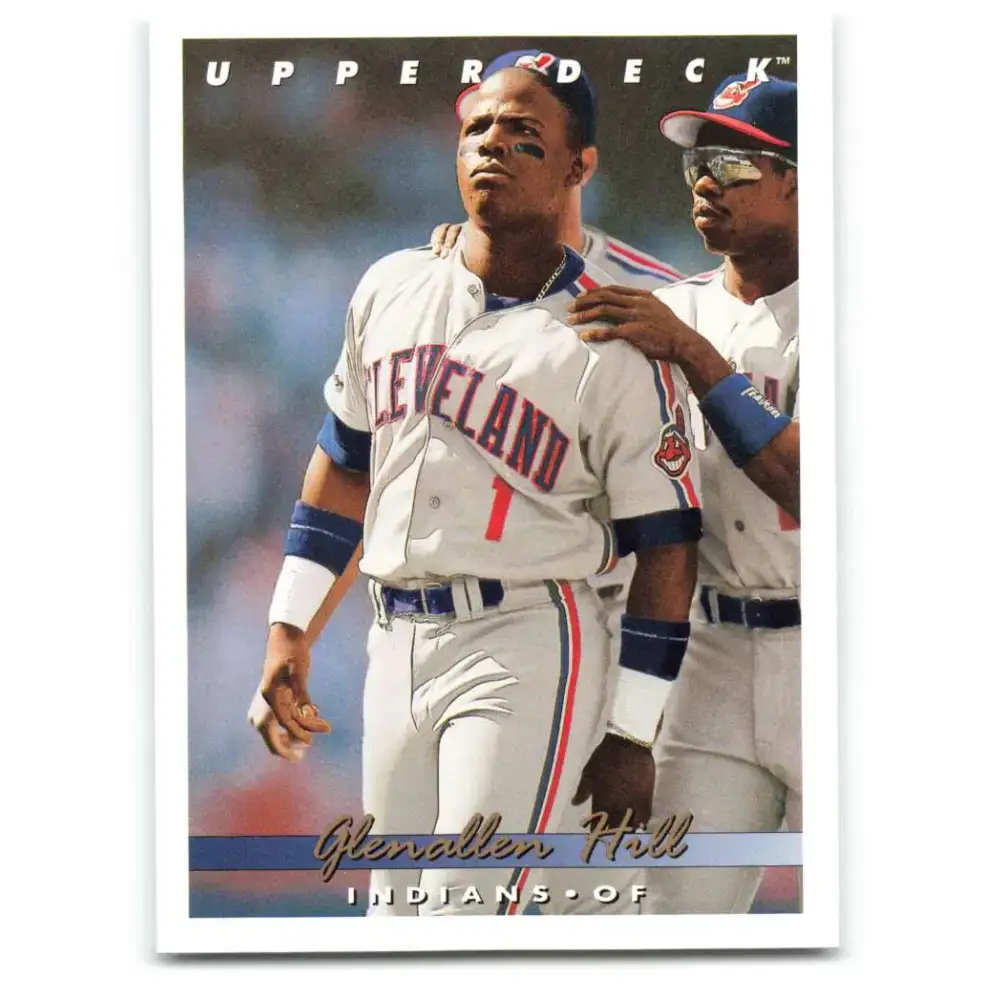 1993 Upper Deck #584 Glenallen Hill VG Cleveland Indians Baseball Card - Baseball Card Single