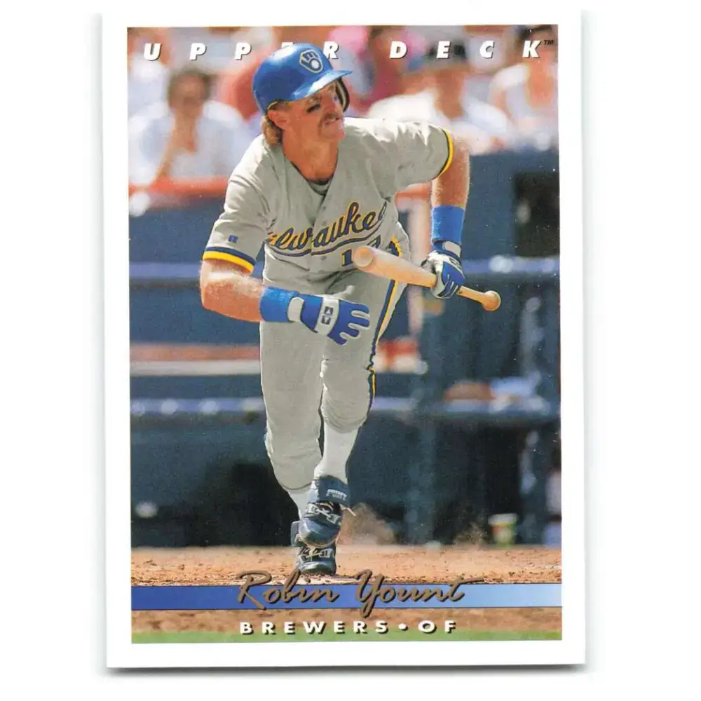 1993 Upper Deck #587 Robin Yount VG Milwaukee Brewers Baseball Card - Baseball Card Single