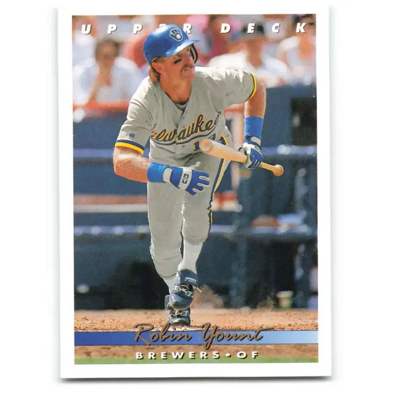 1993 Upper Deck #587 Robin Yount VG Milwaukee Brewers Baseball Card - Baseball Card Single