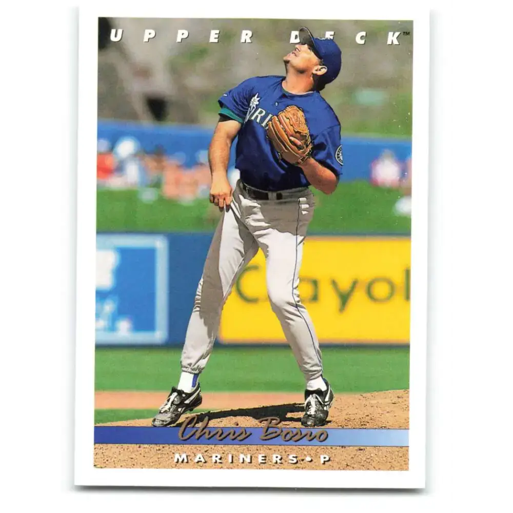 1993 Upper Deck #588 Chris Bosio VG Seattle Mariners Baseball Card - Baseball Card Single