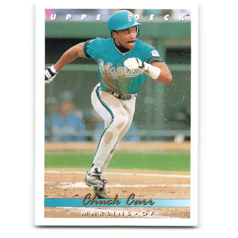 1993 Upper Deck #590 Chuck Carr VG Florida Marlins Baseball Card - Baseball Card Single