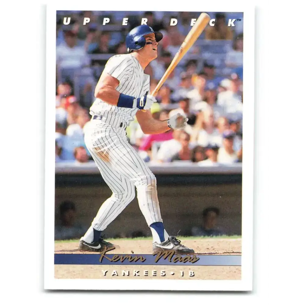 1993 Upper Deck #594 Kevin Maas VG New York Yankees Baseball Card - Baseball Card Single