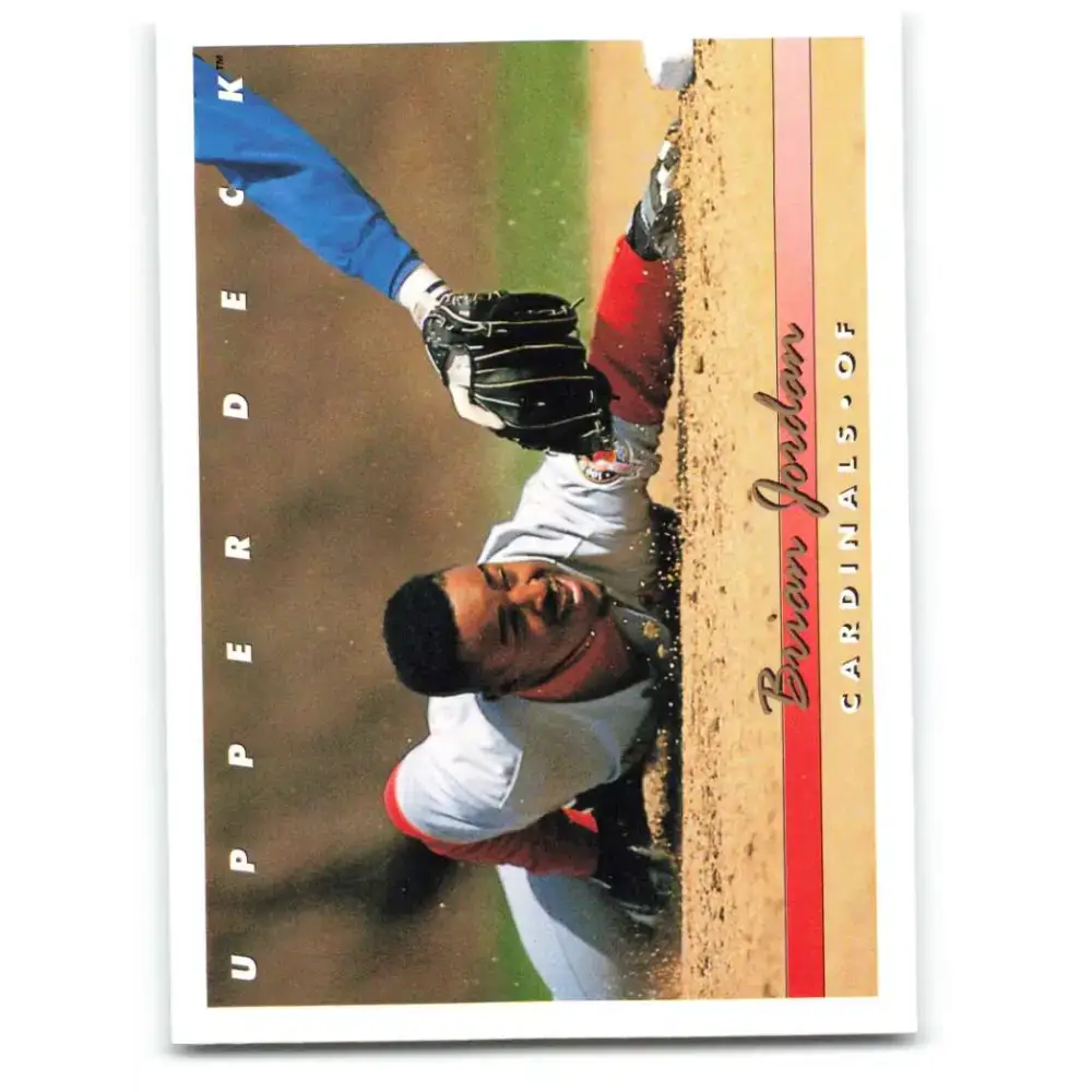 1993 Upper Deck #596 Brian Jordan VG St. Louis Cardinals Baseball Card - Baseball Card Single