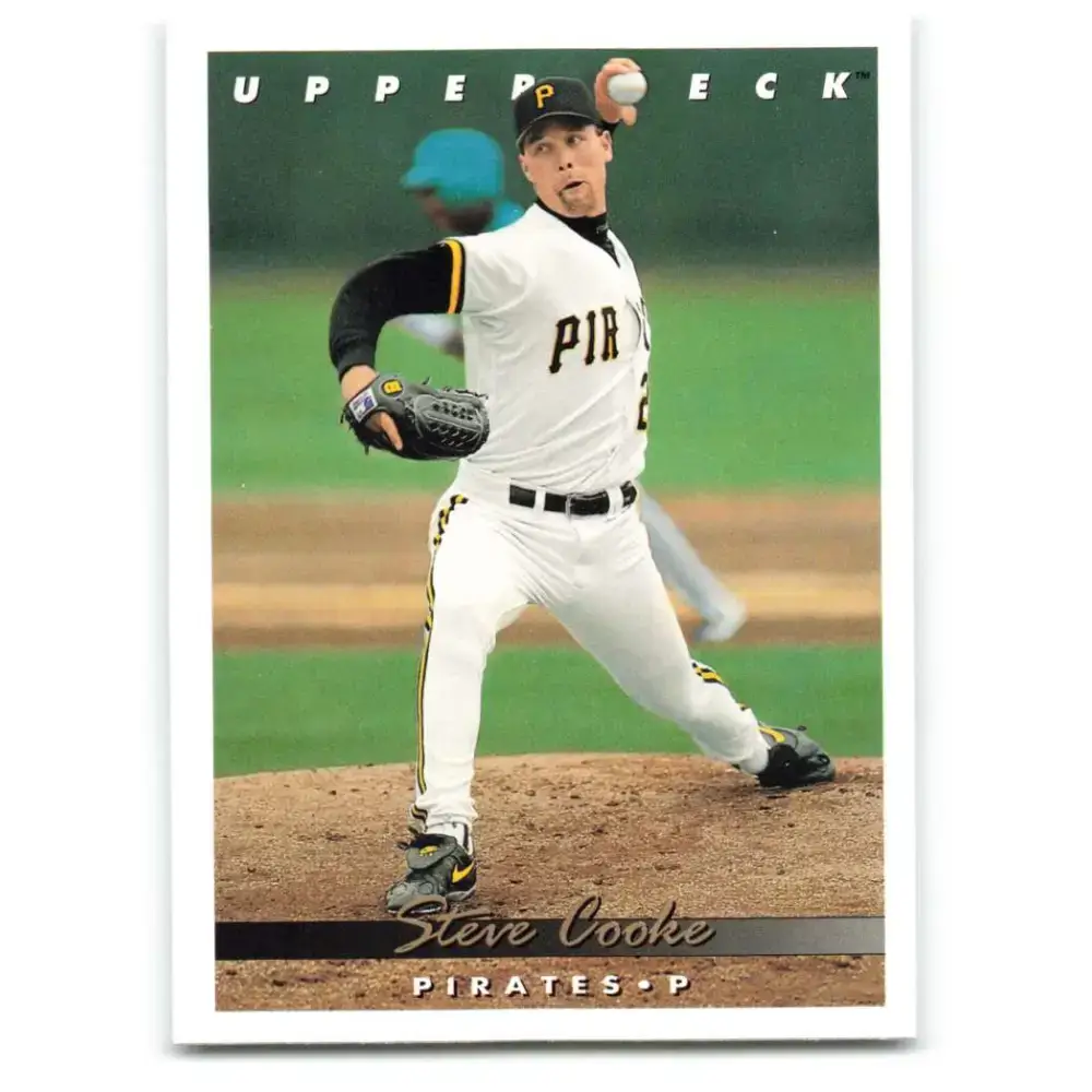 1993 Upper Deck #599 Steve Cooke VG Pittsburgh Pirates Baseball Card - Baseball Card Single