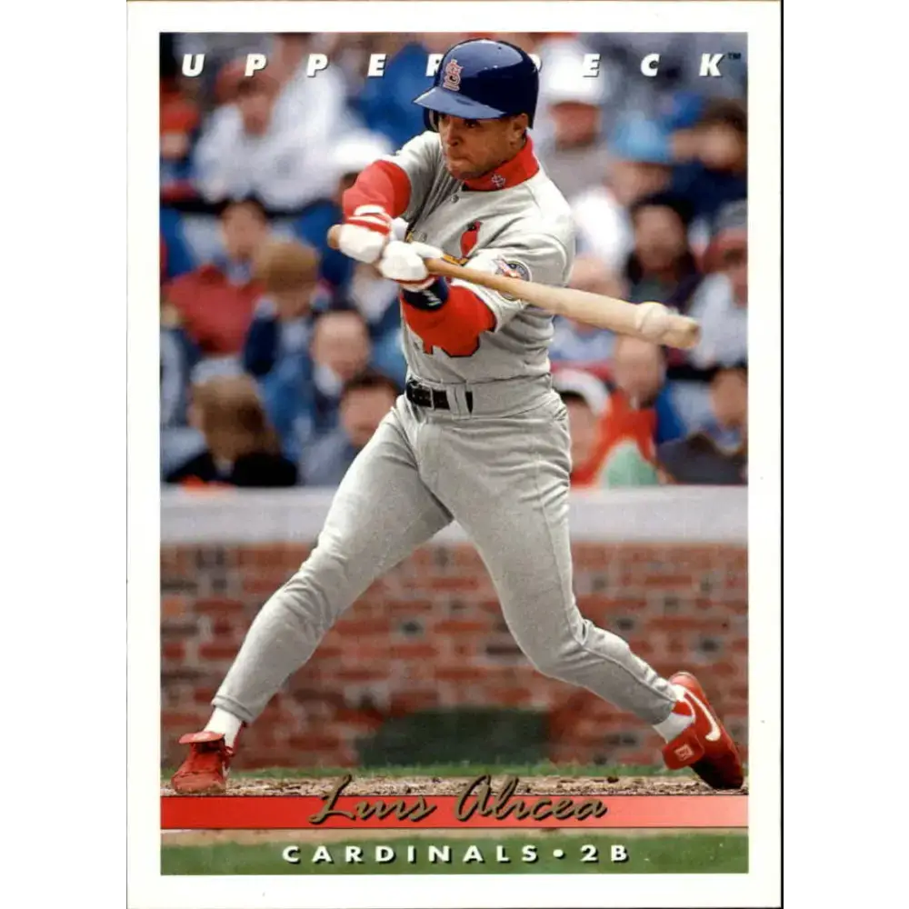 1993 Upper Deck #605 Luis Alicea VG St. Louis Cardinals Baseball Card - Baseball Card Single