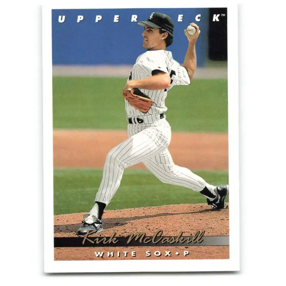 1993 Upper Deck #608 Kirk McCaskill VG Chicago White Sox Baseball Card - Baseball Card Single