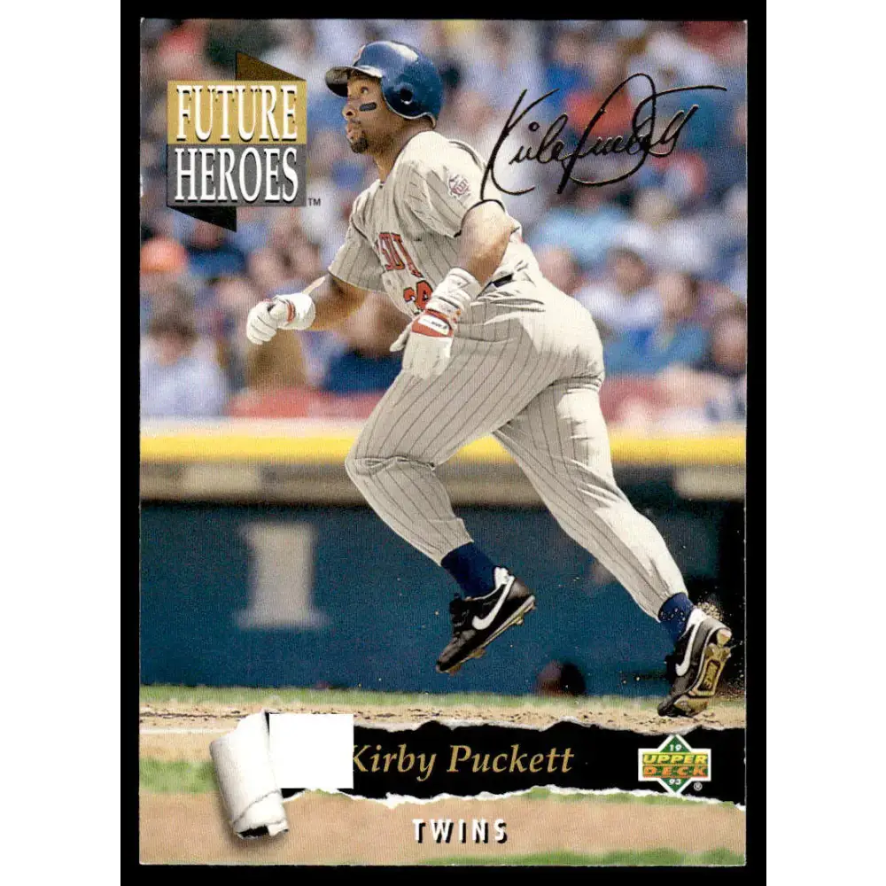 1993 Upper Deck #61 Kirby Puckett EX/NM Minnesota Twins Baseball Card - Baseball Card Single