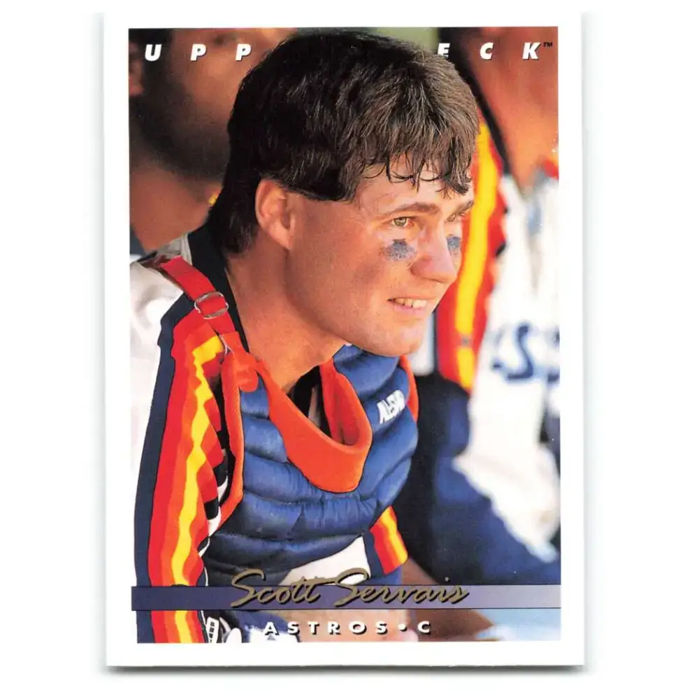1993 Upper Deck #613 Scott Servais VG Houston Astros Baseball Card - Baseball Card Single