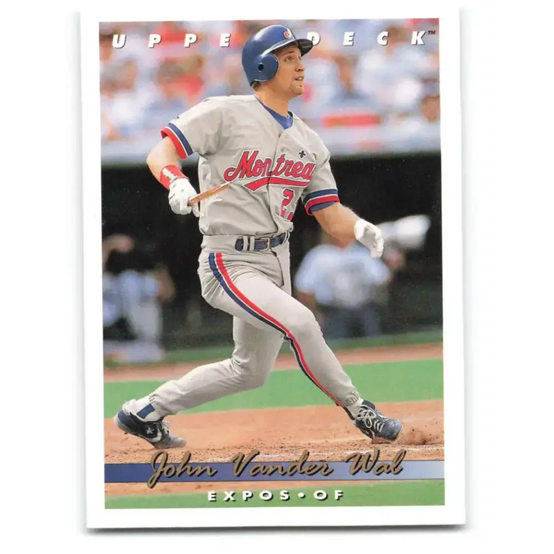 1993 Upper Deck #619 John Vander Wal VG Montreal Expos Baseball Card - Baseball Card Single