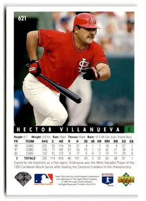 1993 Upper Deck #621 Hector Villanueva - Baseball Card Single