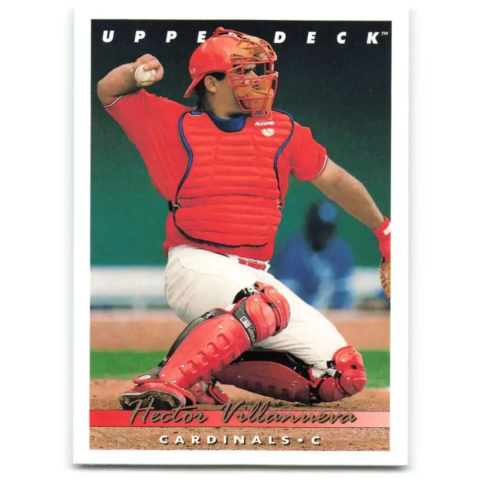 1993 Upper Deck #621 Hector Villanueva VG St. Louis Cardinals Baseball Card - Baseball Card Single