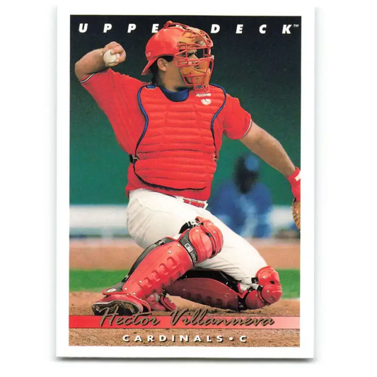 1993 Upper Deck #621 Hector Villanueva VG St. Louis Cardinals Baseball Card - Baseball Card Single