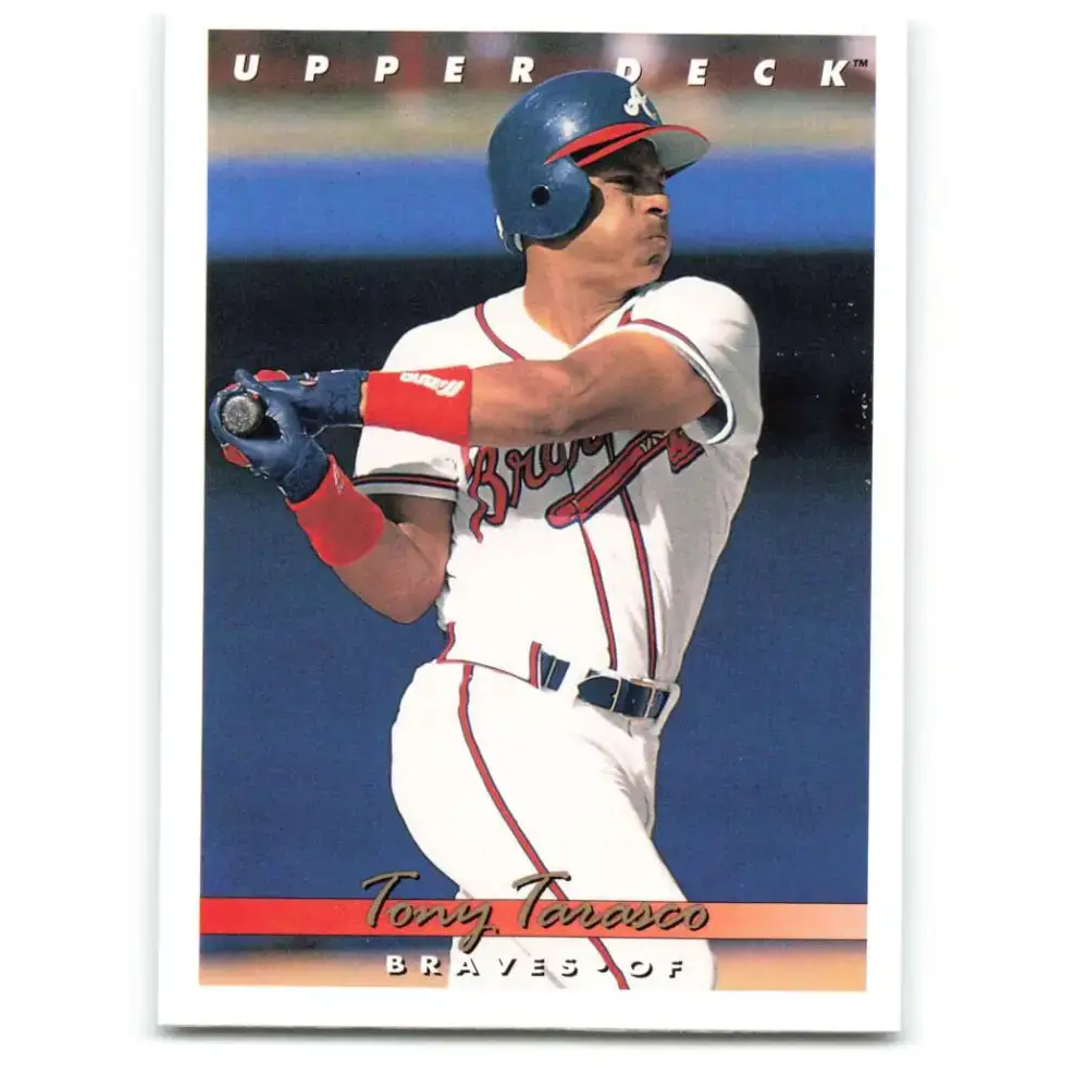 1993 Upper Deck #623 Tony Tarasco VG RC Rookie Atlanta Braves Baseball Card - Baseball Card Single