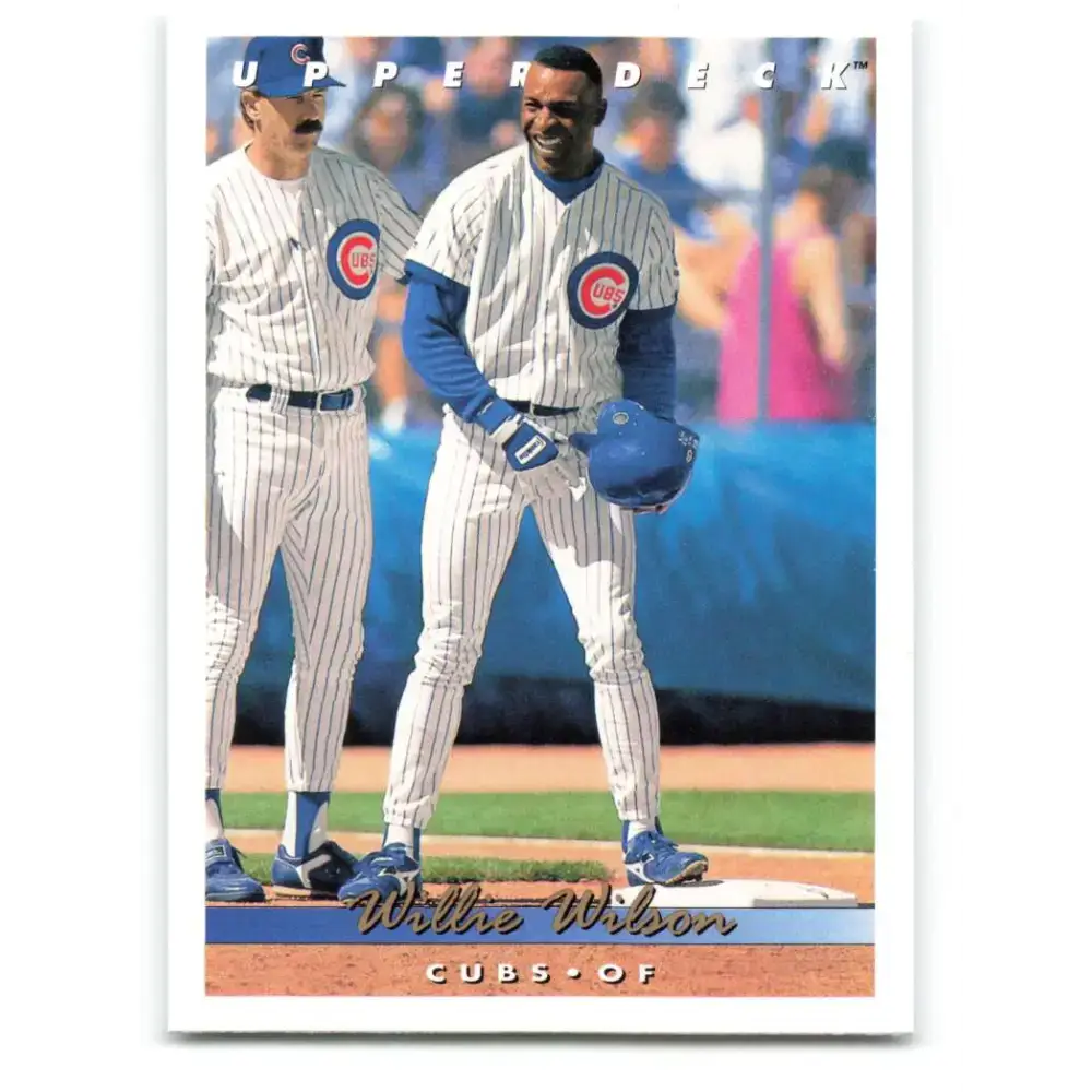 1993 Upper Deck #625 Willie Wilson VG Chicago Cubs Baseball Card - Baseball Card Single