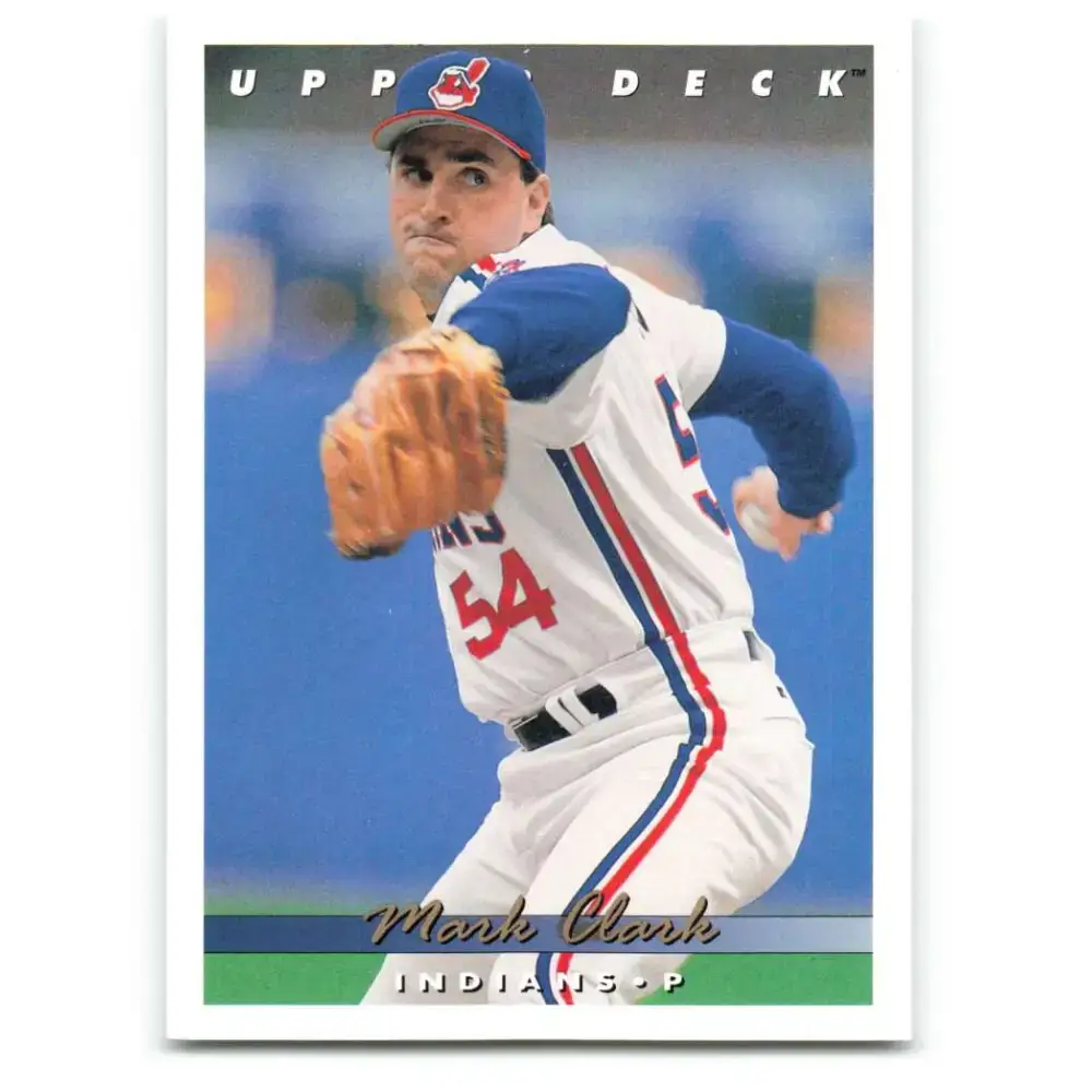 1993 Upper Deck #629 Mark Clark VG Cleveland Indians Baseball Card - Baseball Card Single