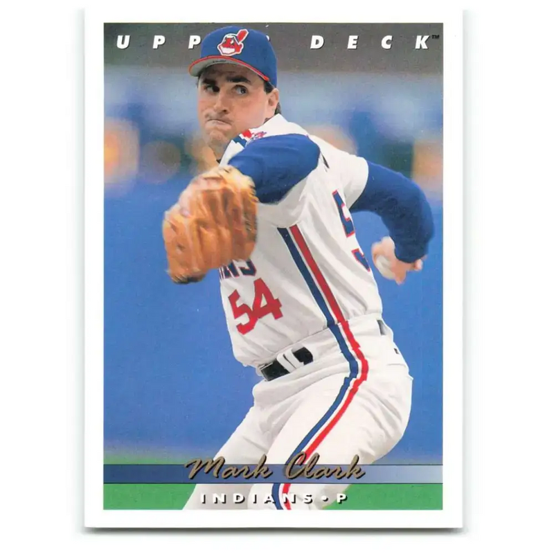 1993 Upper Deck #629 Mark Clark VG Cleveland Indians Baseball Card - Baseball Card Single