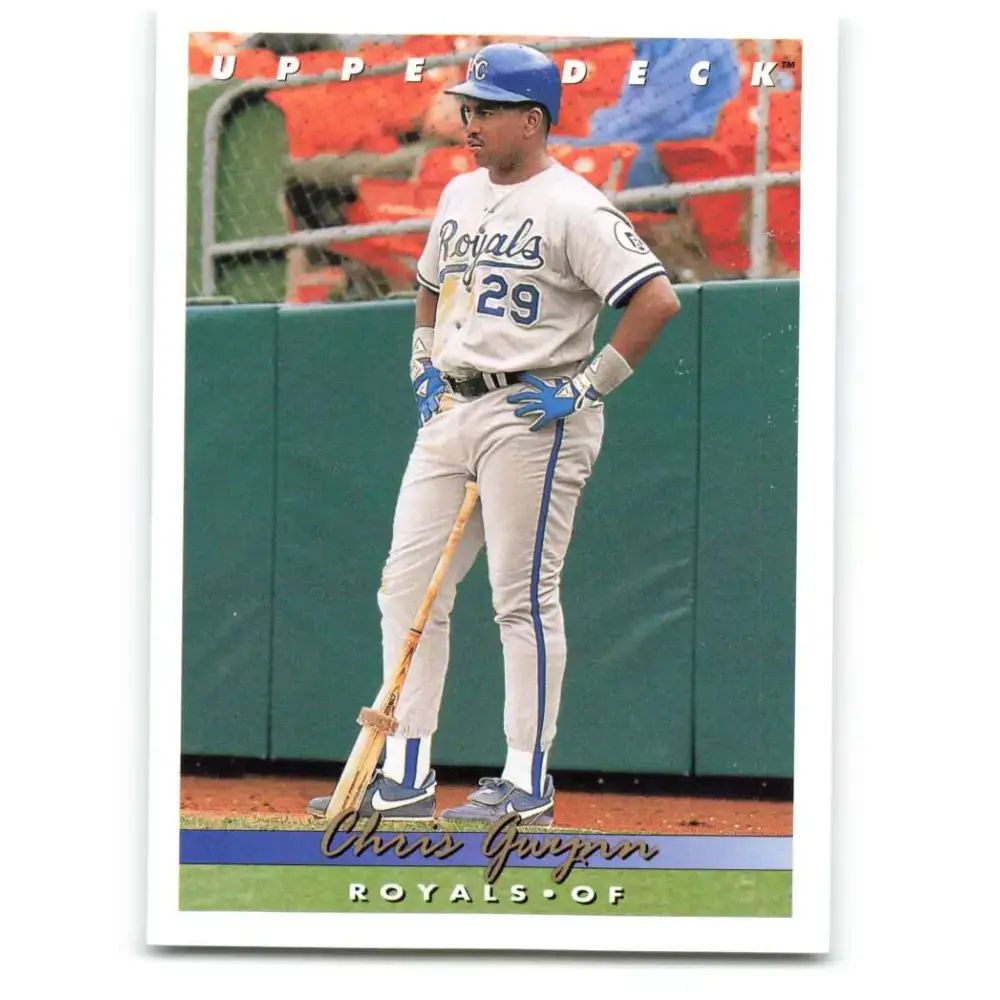 1993 Upper Deck #632 Chris Gwynn VG Kansas City Royals Baseball Card - Baseball Card Single