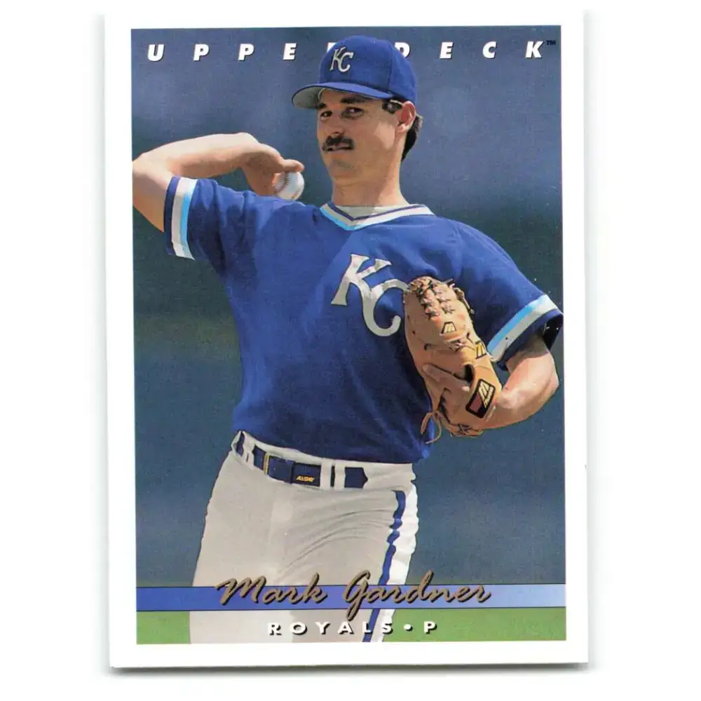 1993 Upper Deck #641 Mark Gardner VG Kansas City Royals Baseball Card - Baseball Card Single