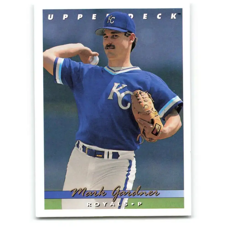 1993 Upper Deck #641 Mark Gardner VG Kansas City Royals Baseball Card - Baseball Card Single