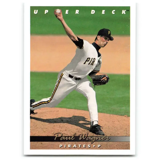 1993 Upper Deck #643 Paul Wagner VG Pittsburgh Pirates Baseball Card - Baseball Card Single