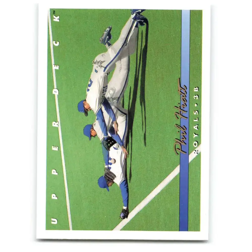 1993 Upper Deck #645 Phil Hiatt VG Kansas City Royals Baseball Card - Baseball Card Single
